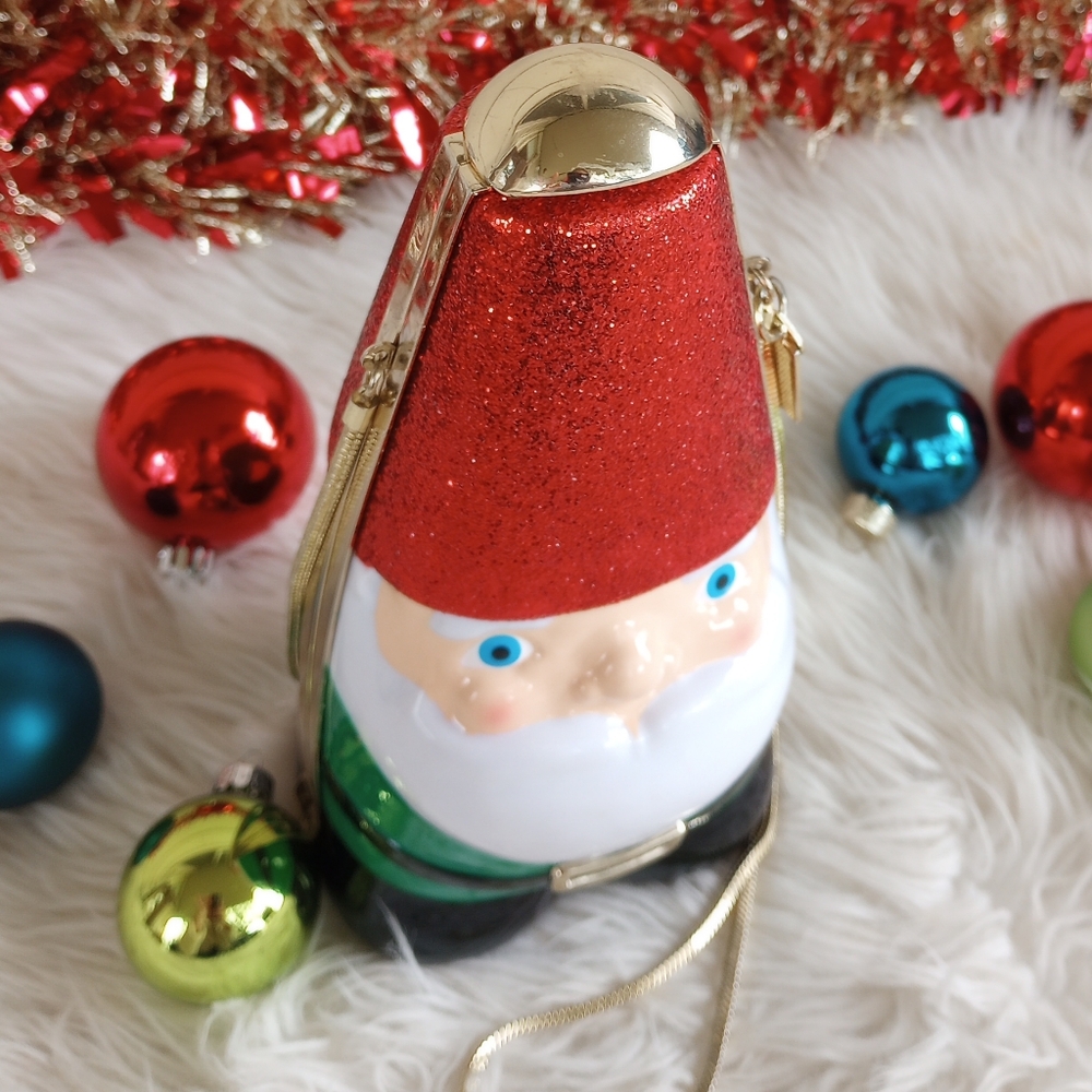 Kate Spade Christmas Santa Claus Gnome Crossbody Bag - Picture 11 of 14
